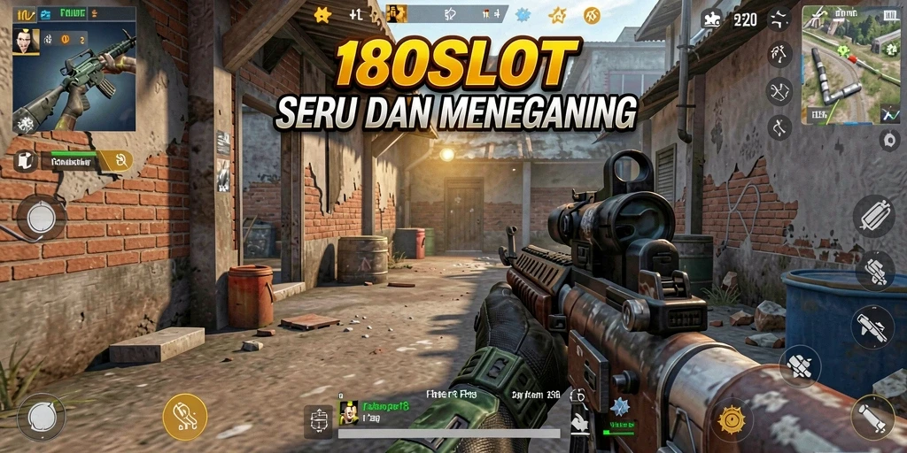 Gambaran gameplay intens dari 180SLOT yang seru.