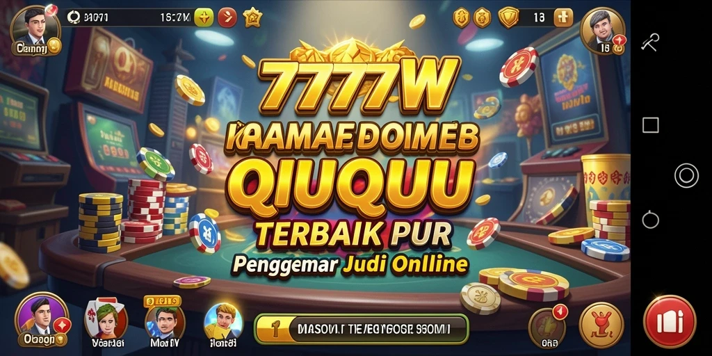 Screenshot gameplay QiuQiu di 7777W dengan fitur menarik.