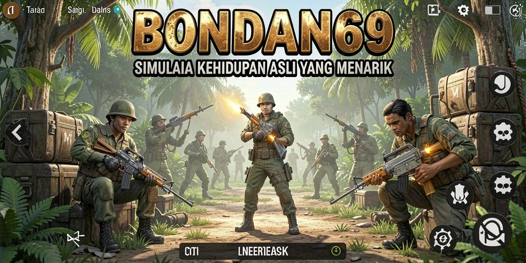 Tampilan gameplay menarik dari BONDAN69 yang penuh warna.