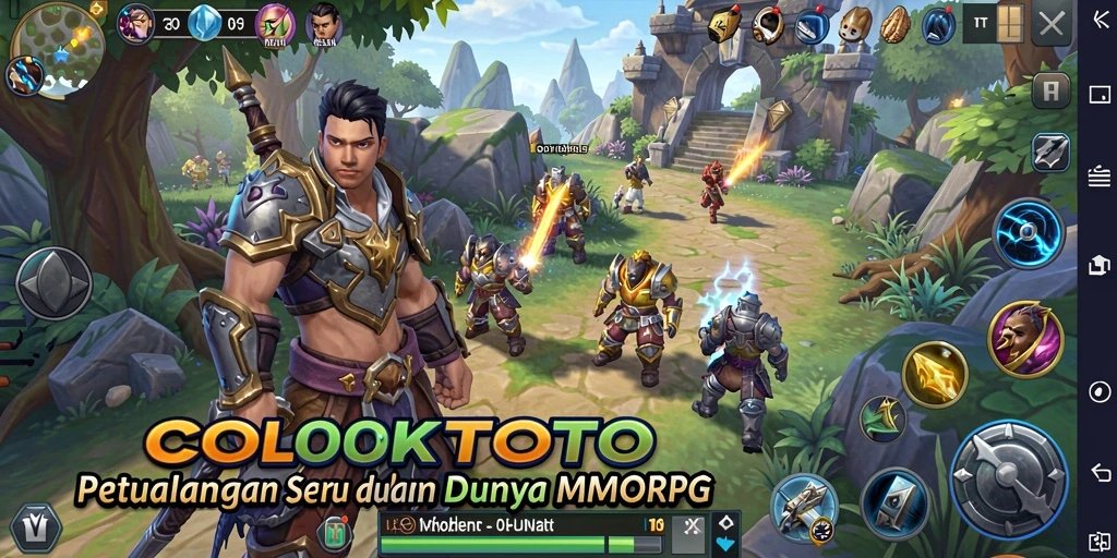 Tampilan gameplay COLOKTOTO yang menakjubkan dalam dunia MMORPG.