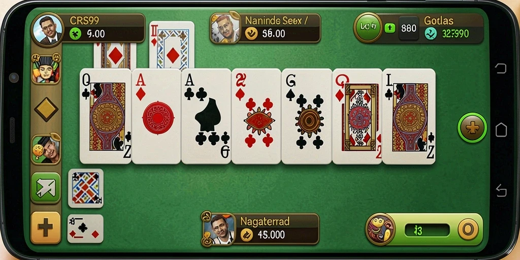 Tampilan gameplay seru dalam permainan Domino CRS99.