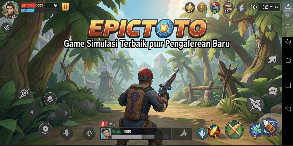 Screenshot EPICTOTO menampilkan gameplay simulasi yang mendalam dan interaktif.