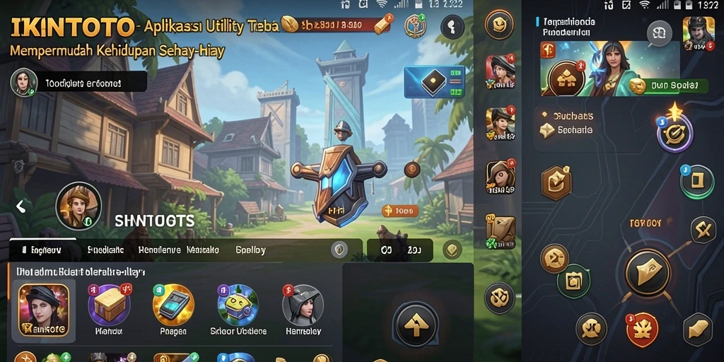 Tampilan screenshot utama IKNTOTO yang menampilkan berbagai tools utility.
