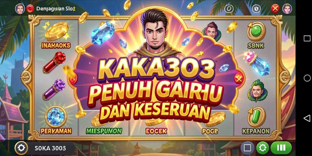 Screenshot gameplay KAKA303 menampilkan grafik slot yang menarik dan interaktif.