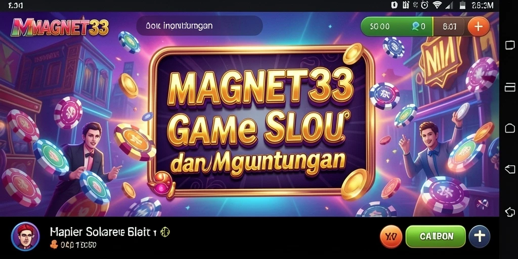 Screenshot menampilkan gameplay seru dengan grafis memukau di MAGNET33.