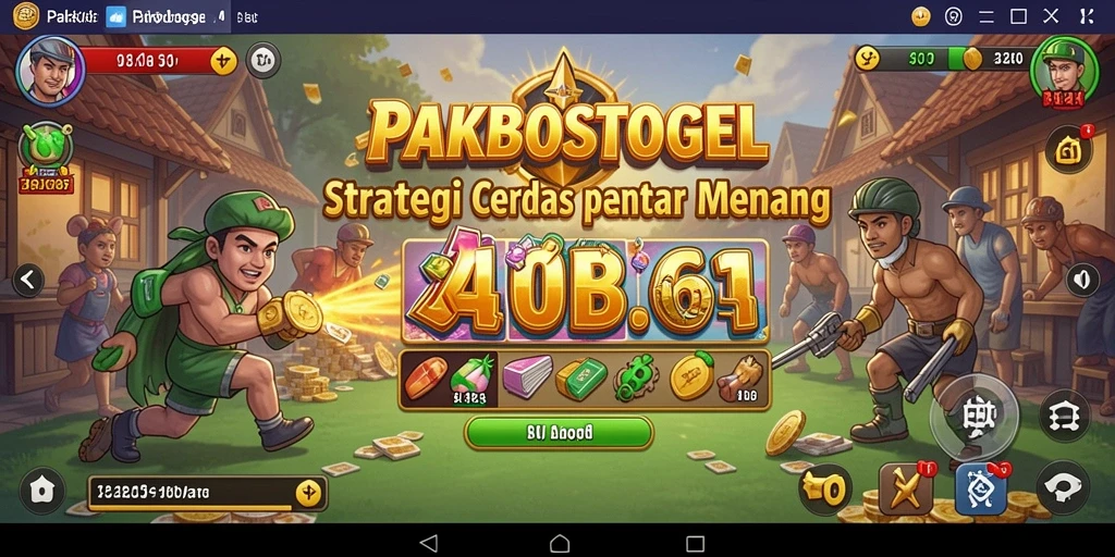 Screenshot gameplay PAKBOSTOGEL menampilkan strategi yang mendebarkan.