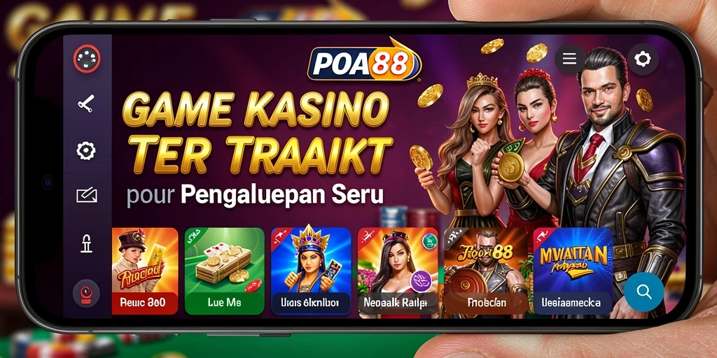 Screenshot gameplay POA88 menampilkan suasana kasino yang mendebarkan.