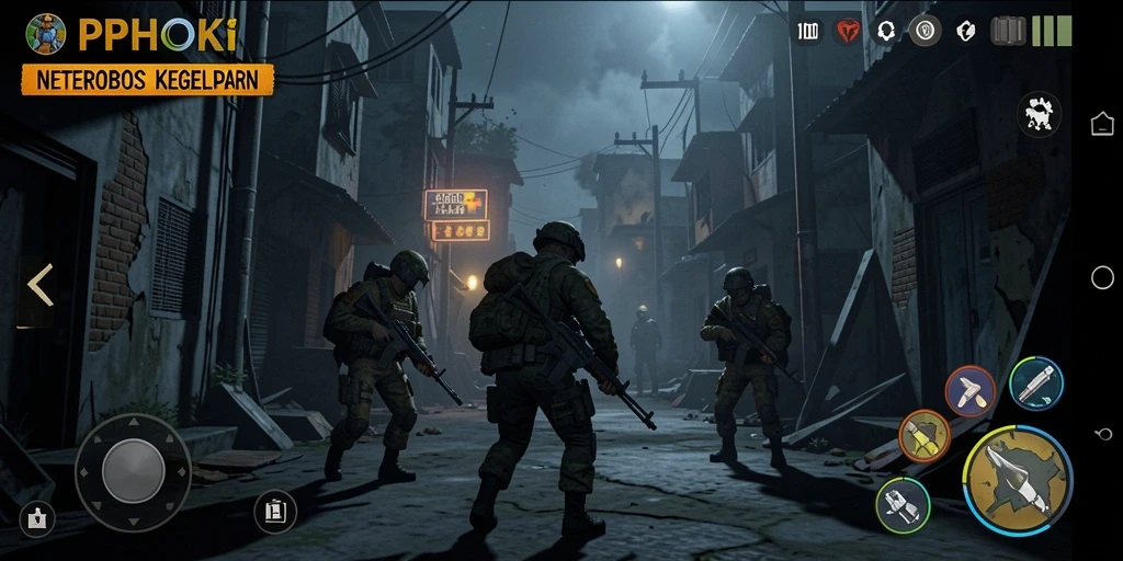 Tampilan gameplay menegangkan dan menakutkan di PPHOKI.