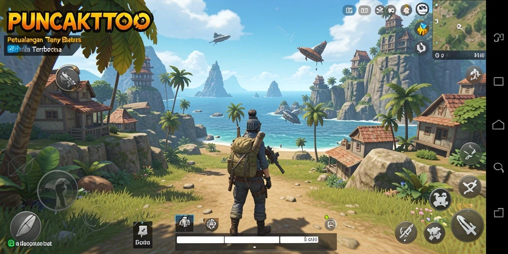 Tampilan gameplay Open World PUNCAKTOTO yang mengagumkan dan penuh aksi.
