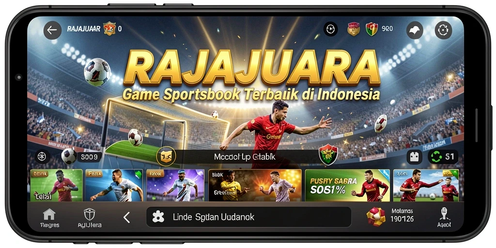 Tampilan grafik menarik dari tampilan Sportsbook RAJAJUARA.
