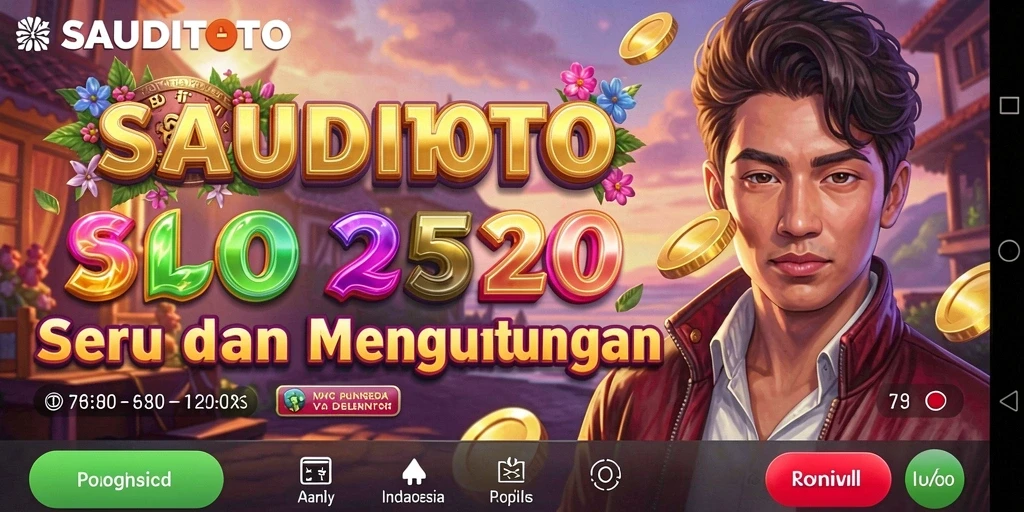 Screenshot utama SAUDITOTO yang menampilkan gameplay Slot yang menarik.