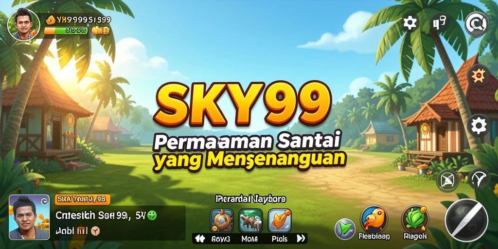 Screenshot gameplay SKY99 dengan tampilan yang cerah dan menarik.