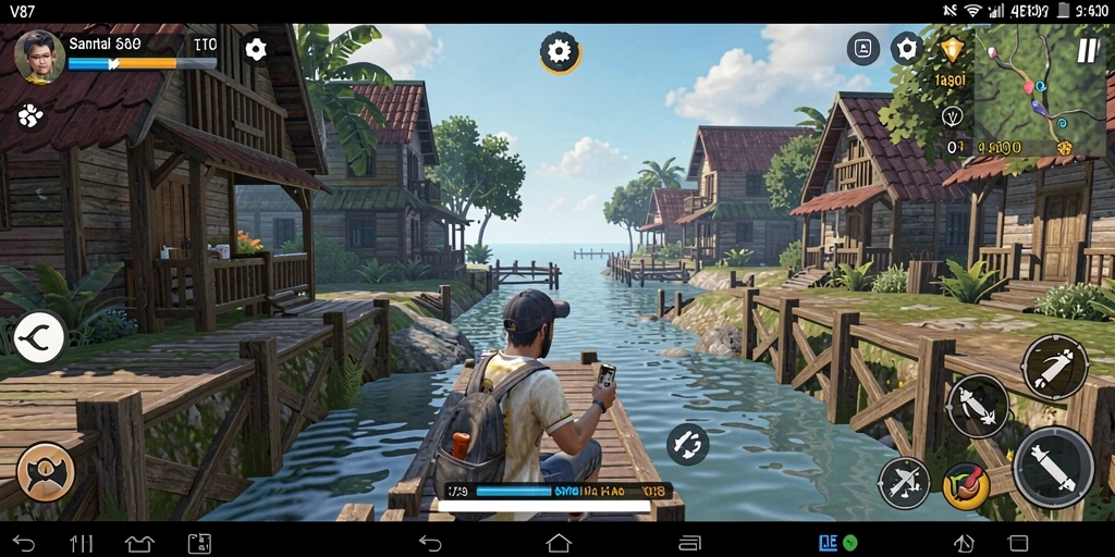 Screenshot gameplay V87 yang menunjukkan keseruan permainan Casual.