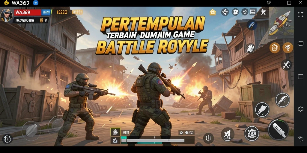 Tangkapan layar menunjukkan aksi mendebarkan dalam pertempuran di WA369.