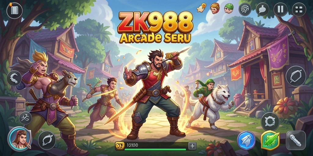 Screenshot gameplay ZK988 dengan aksi seru dan penuh tantangan.