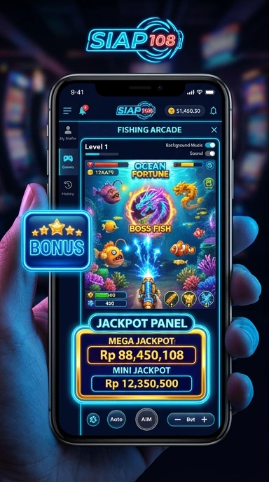 Screenshot aplikasi siap108 menunjukkan berbagai kategori aplikasi yang lengkap.